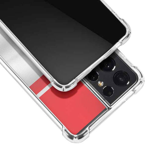 Morocco Soccer Flag Galaxy S21 Ultra 5G Clear Case